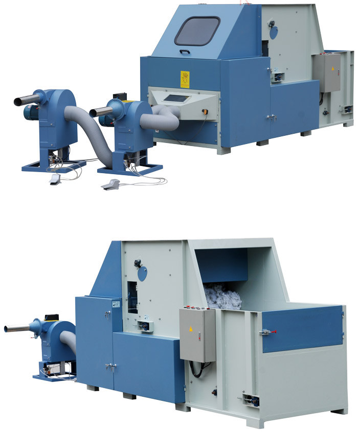 半自動松棉充棉組合機 半自動松棉充棉組合機