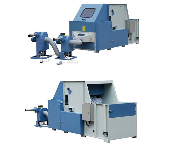 半自動(dòng)松棉充棉組合機(jī)